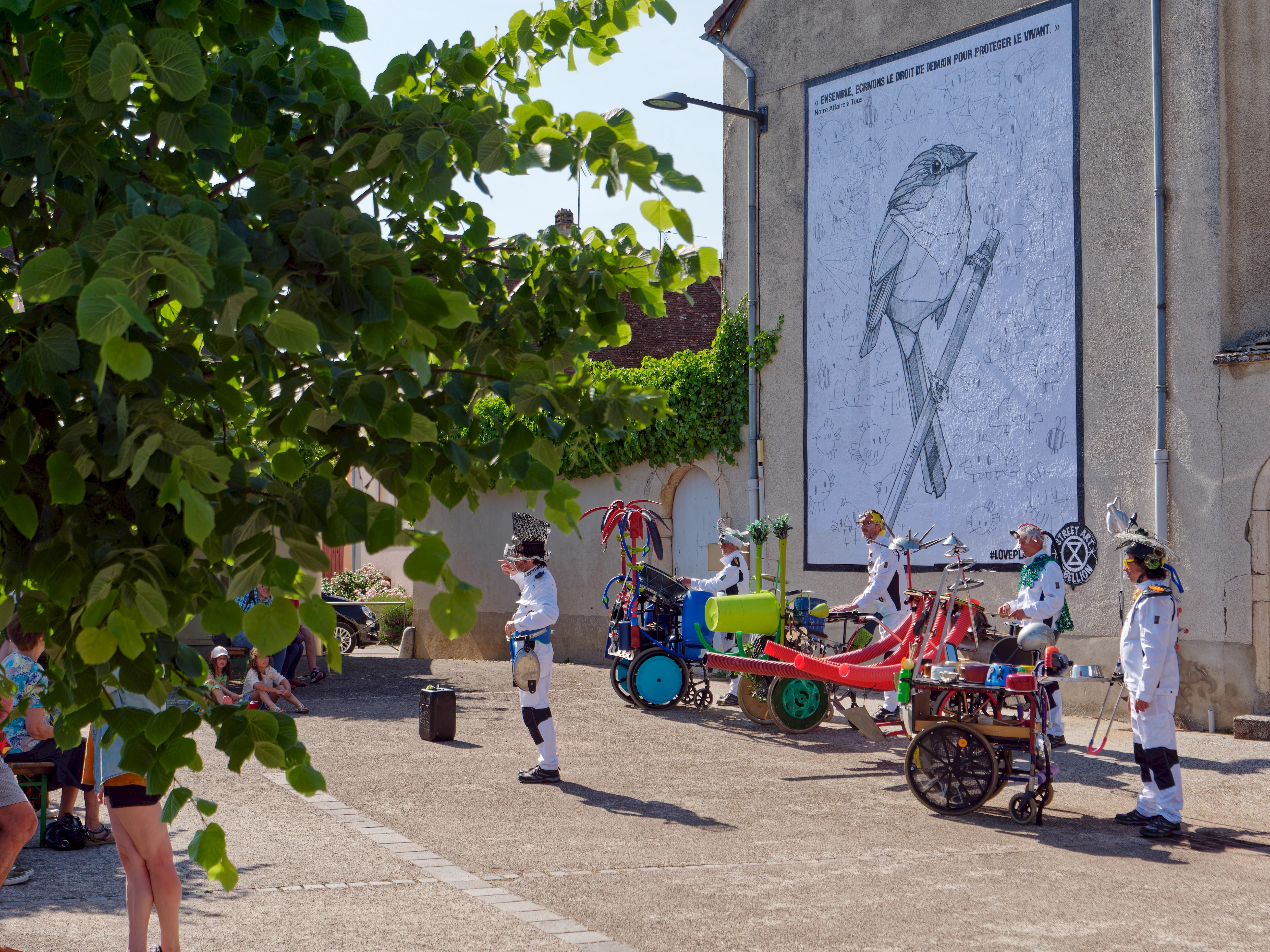 groupe de musique en exterieur